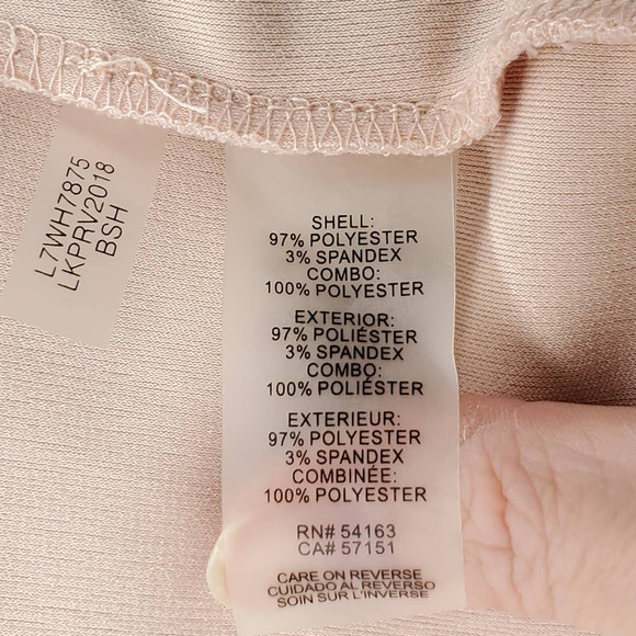 Karl Lagerfeld Paris Bell Sleeve Top in Blush XL - Picture 4 of 9